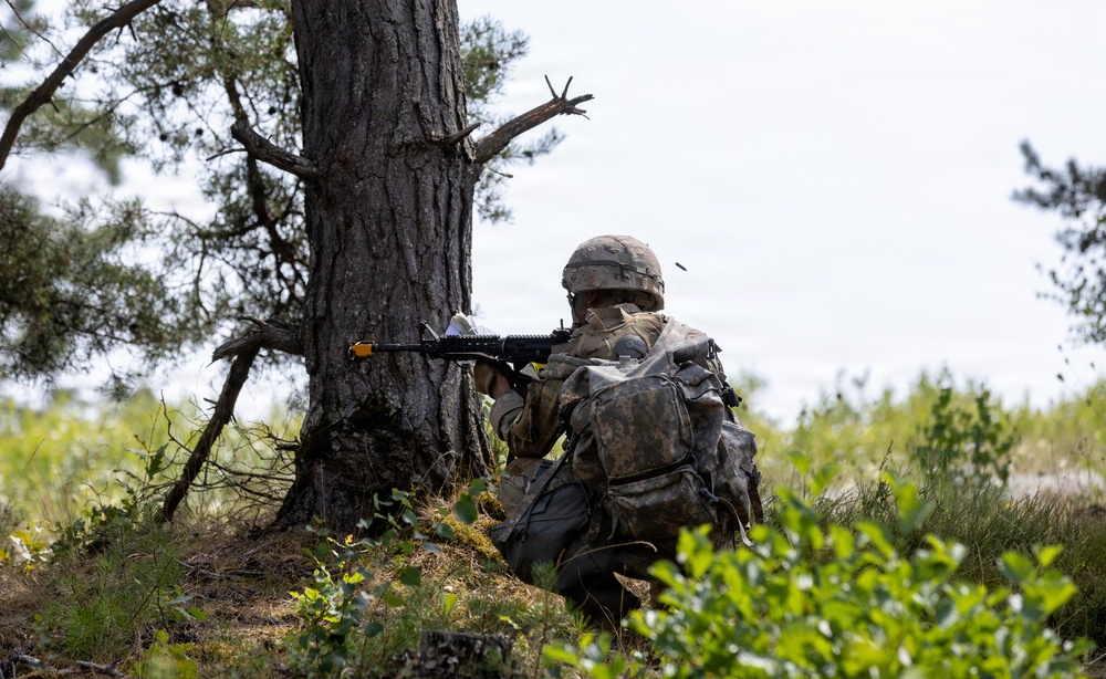 U.S. Army Europe and Africa Best Squads Conduct Medical Evacuation Lane