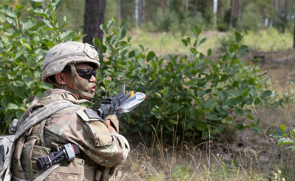 U.S. Army Europe and Africa Best Squads Conduct Medical Evacuation Lane
