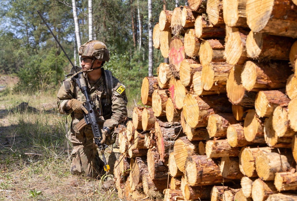 U.S. Army Europe and Africa Best Squads Conduct Medical Evacuation Lane