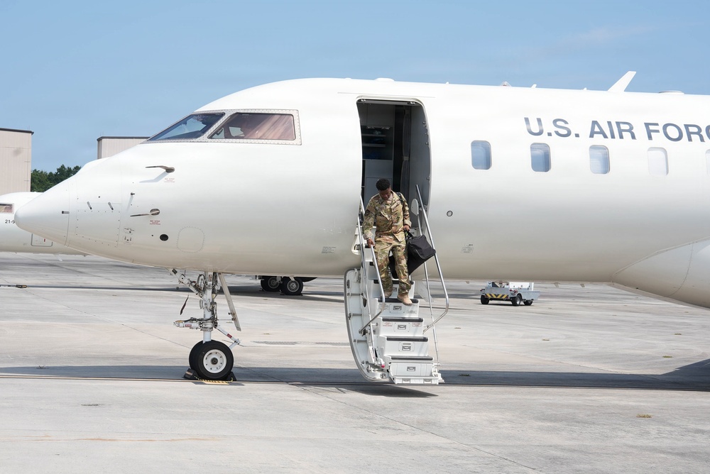 472nd Electronic Warfare Squadron members return home