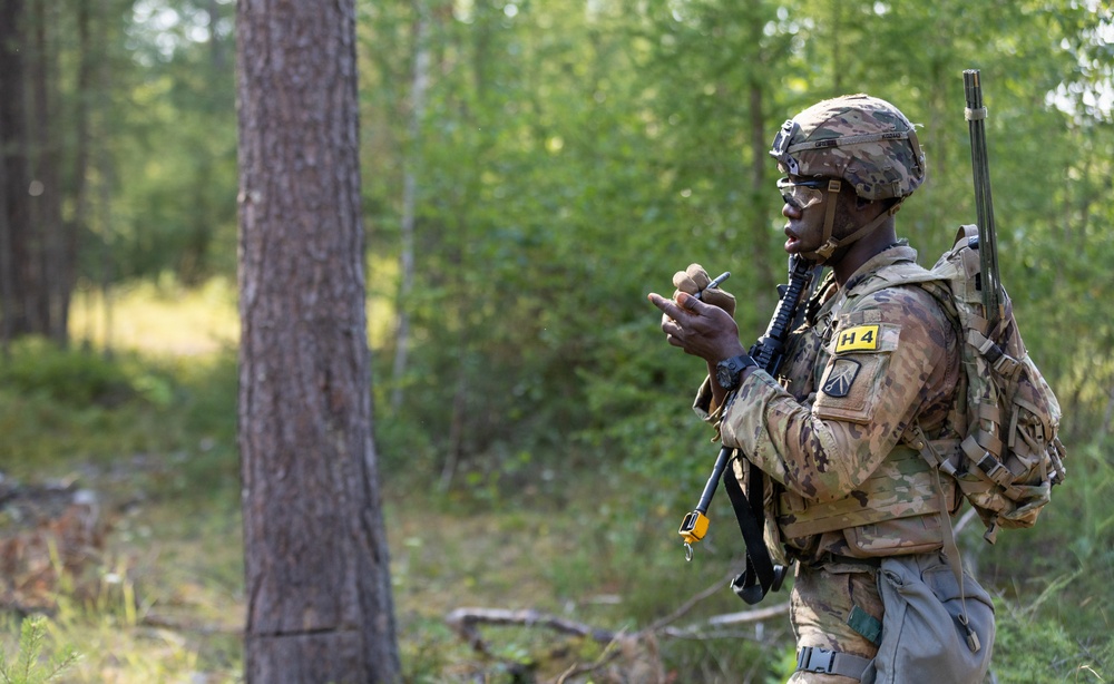 U.S. Army Europe and Africa Best Squads Execute Patrol Lane