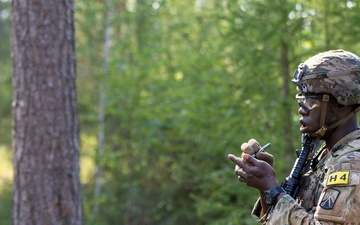 U.S. Army Europe and Africa Best Squads Execute Patrol Lane