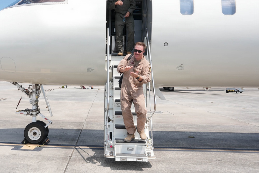 472nd Electronic Warfare Squadron members return home
