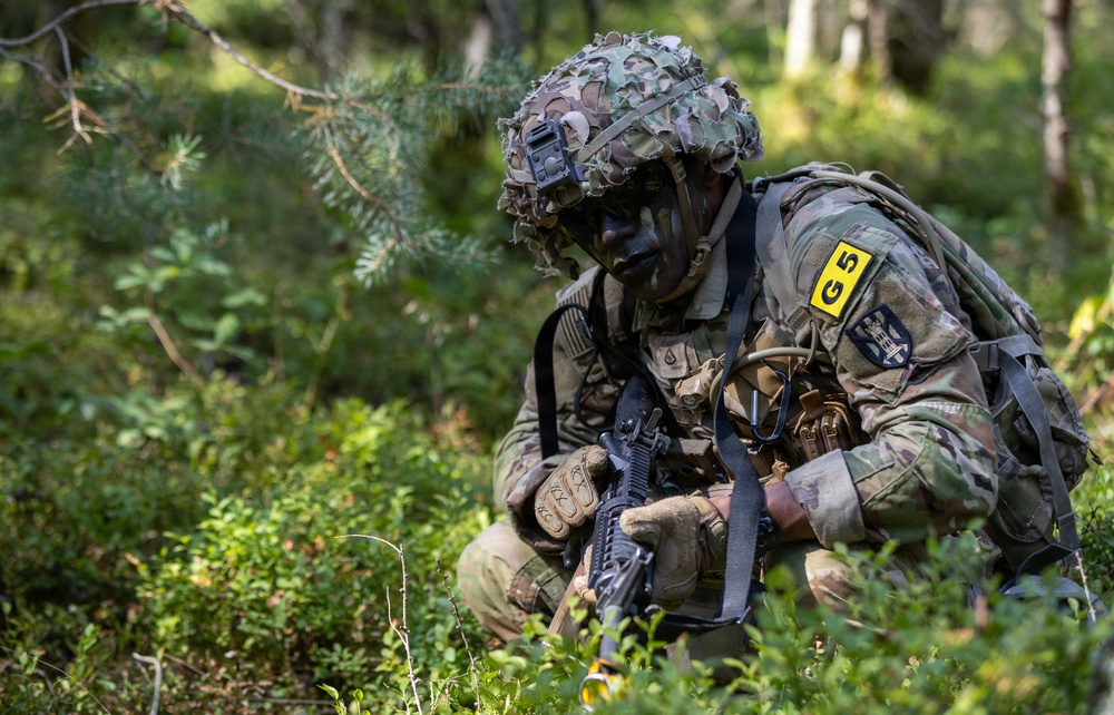 U.S. Army Europe and Africa Best Squads Execute Patrol Lane