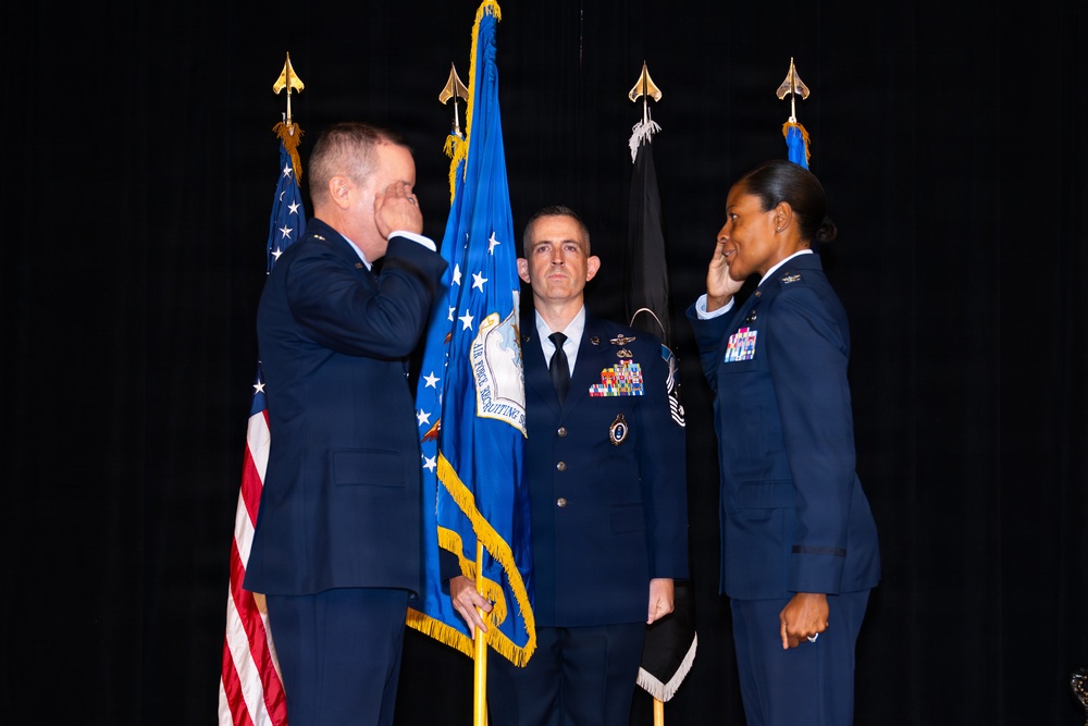 Air Force Recruiting Service Welcomes New Commander, Command Chief at JBSA-Randolph