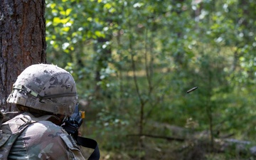 U.S. Army Europe and Africa Best Squads Execute Patrol Lane