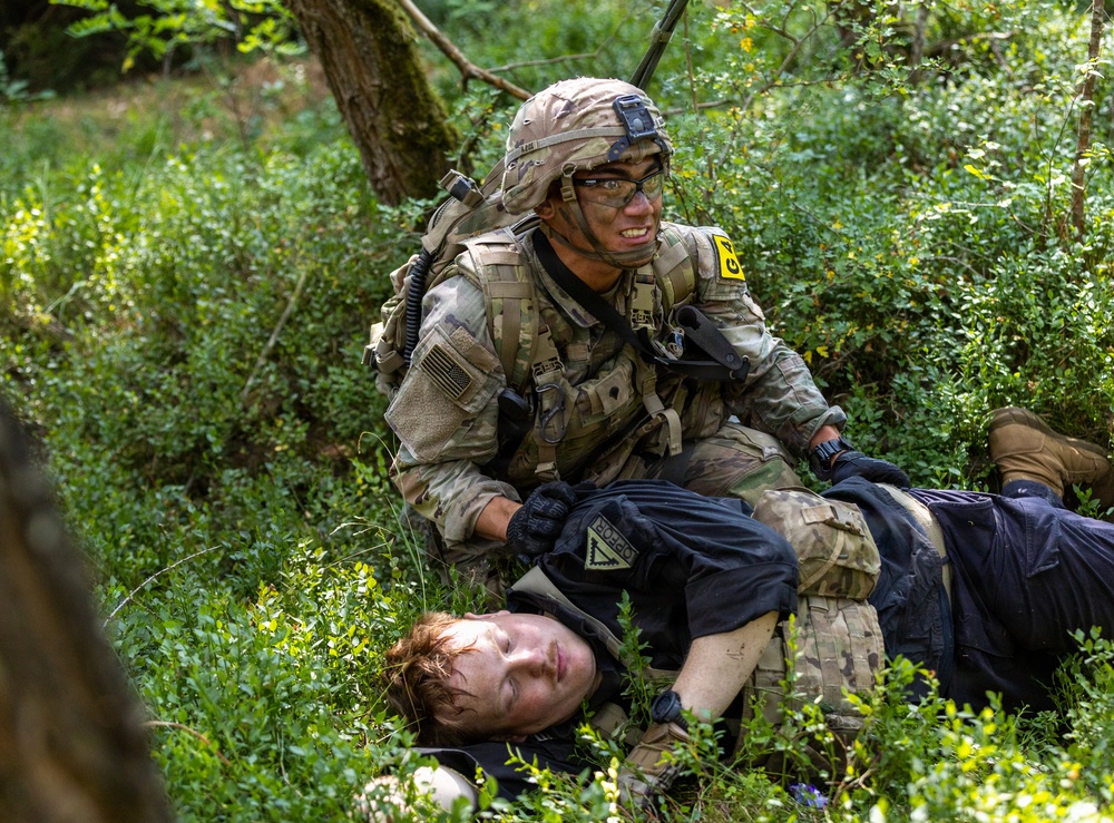 U.S. Army Europe and Africa Best Squads Execute Patrol Lane