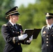 Full Military Funeral Honors with Escort are Conducted for U.S. Army Sgt. DeLoren Dellia Dage In Section 57