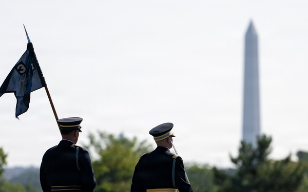 Full Military Funeral Honors with Escort are Conducted for U.S. Army Sgt. Deloren Dellia Dage In Section 57