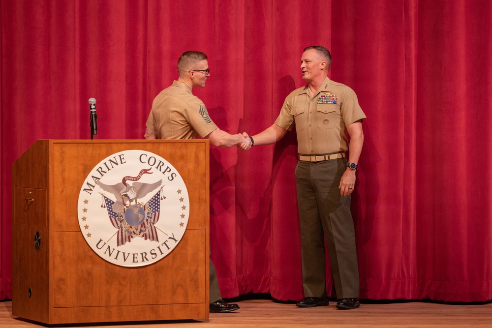Lt. Gen. Leonard F. Anderson IV Speaks at PME Graduations
