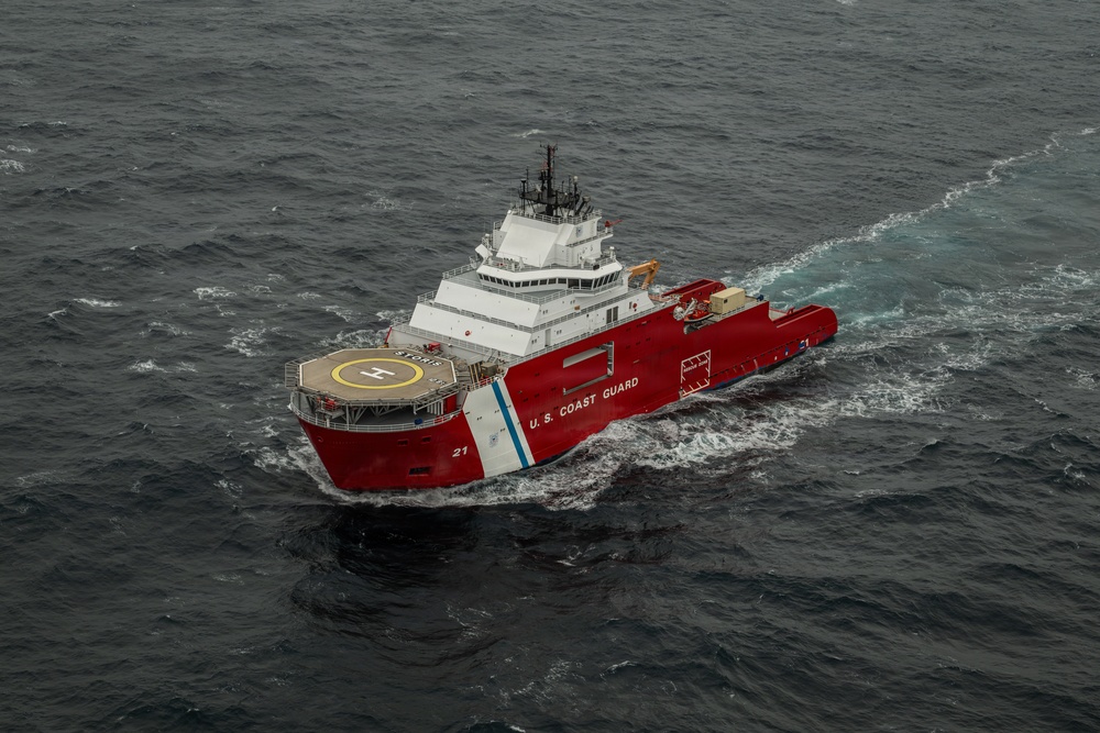 U.S. Coast Guard, Royal Canadian Navy conduct sailing formation in Bering Sea