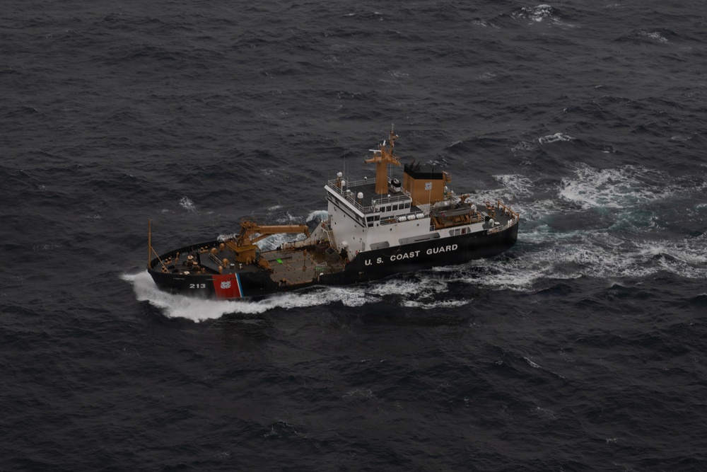 U.S. Coast Guard, Royal Canadian Navy conduct sailing formation in Bering Sea