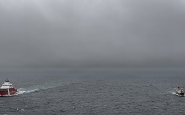 U.S. Coast Guard, Royal Canadian Navy conduct sailing formation in Bering Sea