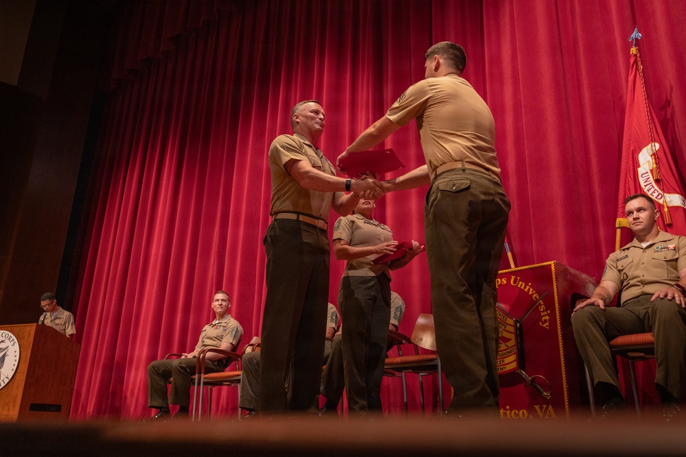 Lt. Gen. Leonard F. Anderson IV Speaks at PME Graduations