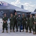 VMFA-115 takes off for their first flight with F-35C Lightning II aircraft