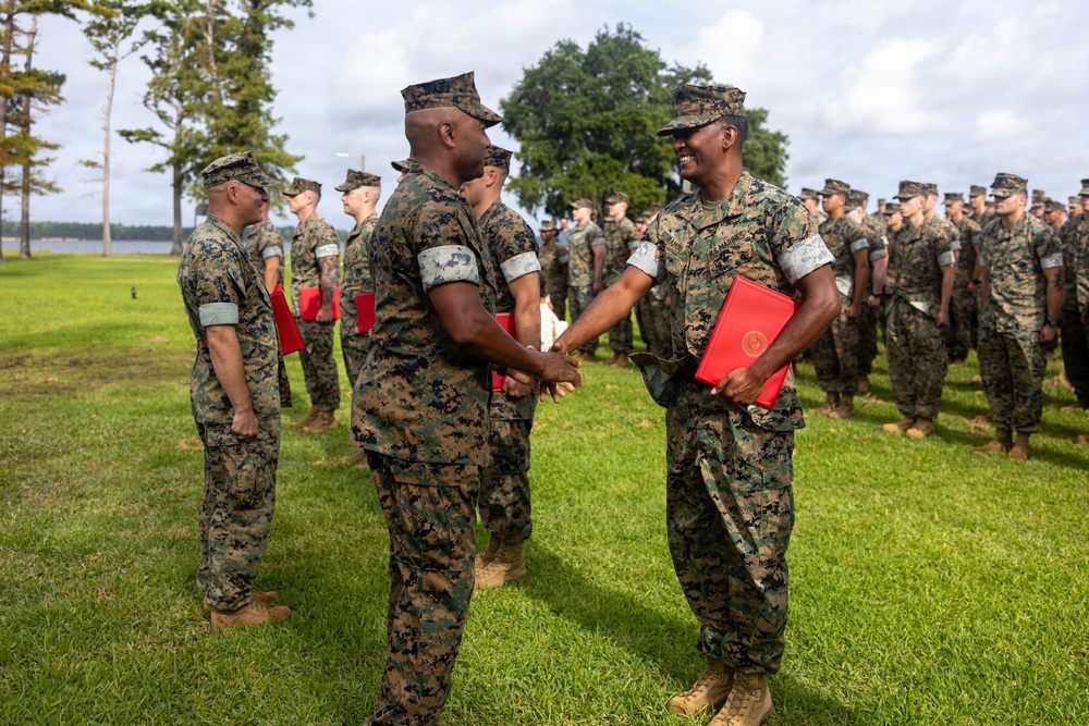 Eight Electronic Maintenance Officers Simultaneously Promoted Together