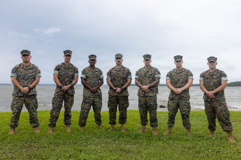 Eight Electronic Maintenance Officers Simultaneously Promoted Together