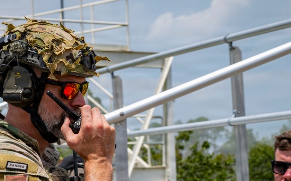 U.S. Air Force and U.K. Joint Terminal Attack Controllers (JTAC) work together in exercise