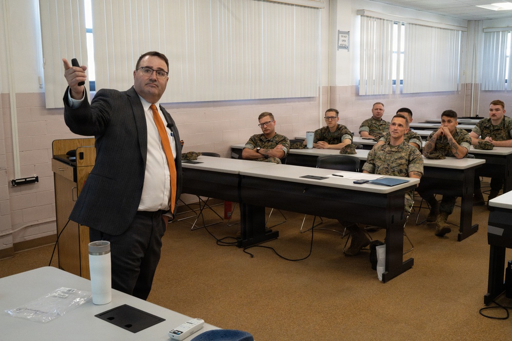 Marines with JTF-ARES participate in information warfare PME