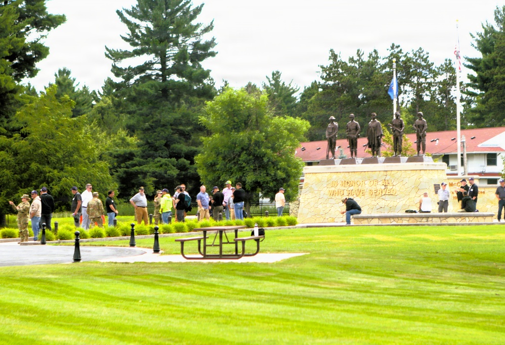 Wisconsin ESGR’s 2026 Boss Lift participants explore Fort McCoy’s military heritage at Commemorative Area