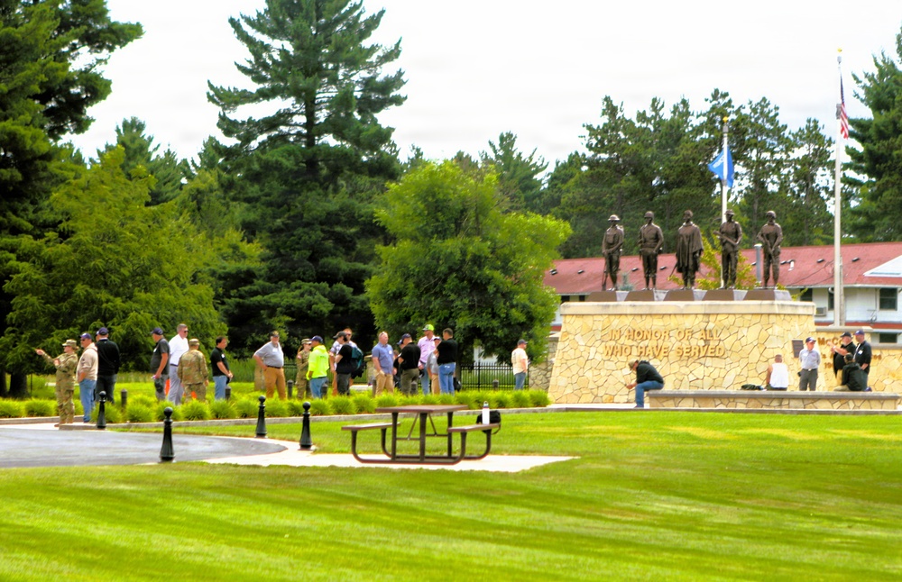 Wisconsin ESGR’s 2026 Boss Lift participants explore Fort McCoy’s military heritage at Commemorative Area