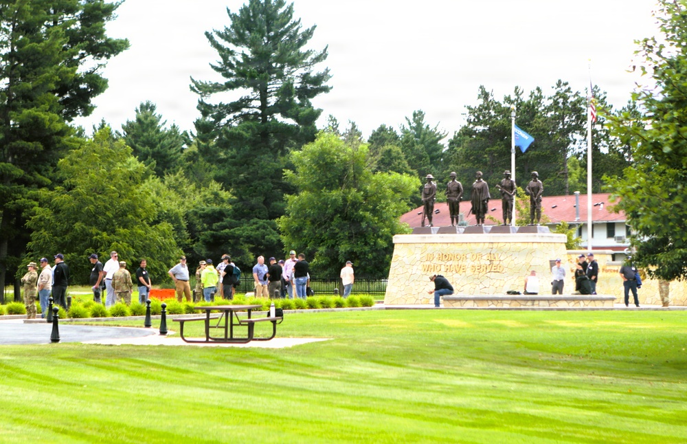 Wisconsin ESGR’s 2026 Boss Lift participants explore Fort McCoy’s military heritage at Commemorative Area