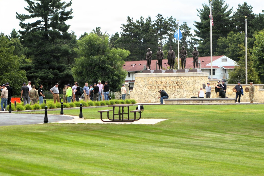 Wisconsin ESGR’s 2026 Boss Lift participants explore Fort McCoy’s military heritage at Commemorative Area