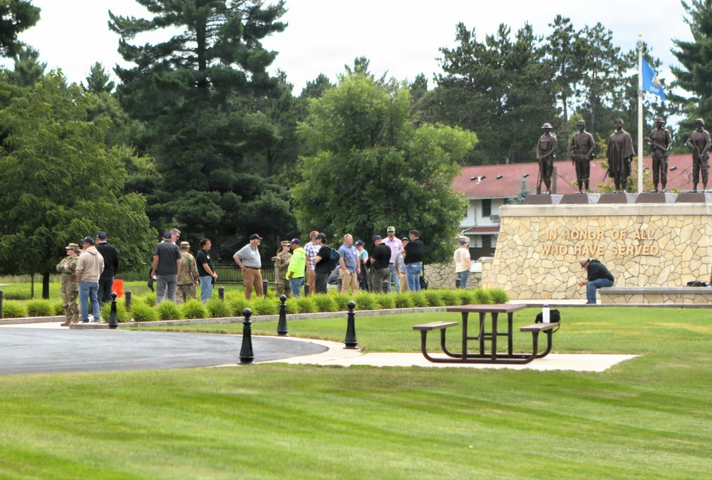 Wisconsin ESGR’s 2026 Boss Lift participants explore Fort McCoy’s military heritage at Commemorative Area