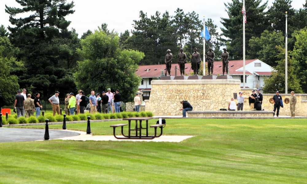 Wisconsin ESGR’s 2026 Boss Lift participants explore Fort McCoy’s military heritage at Commemorative Area