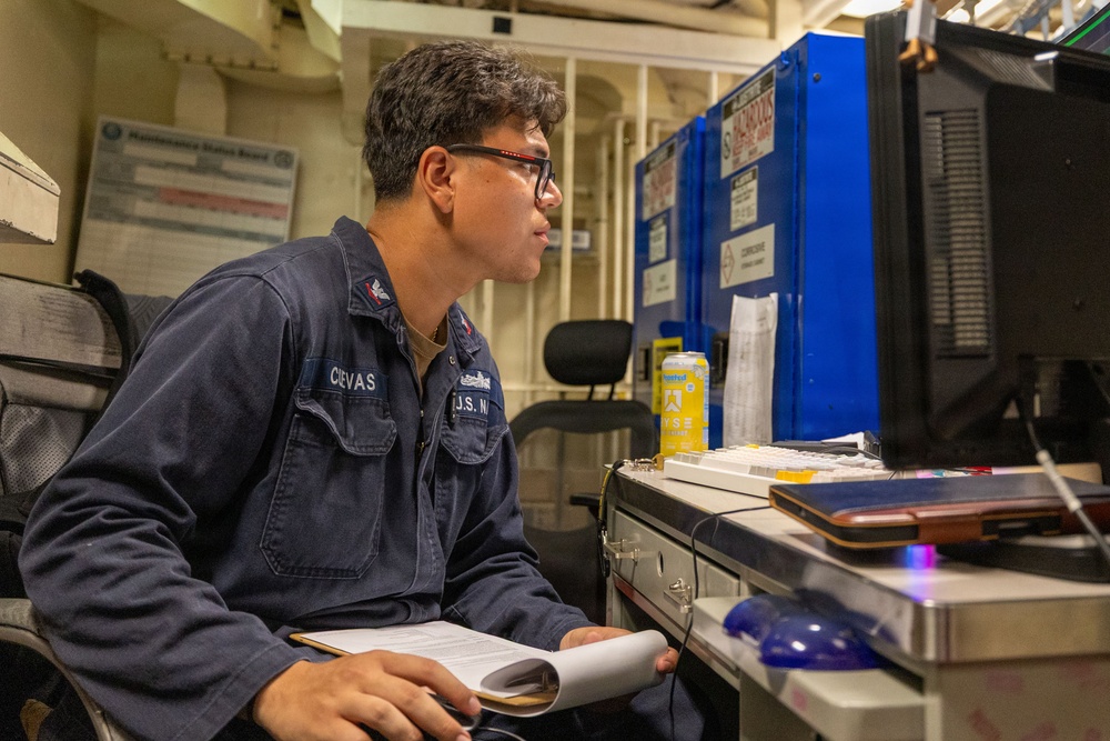 Hazmat Locker aboard USS Gonzalez