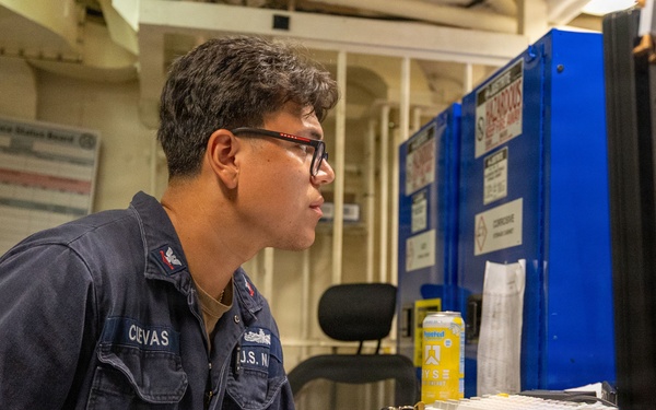 Hazmat Locker aboard USS Gonzalez