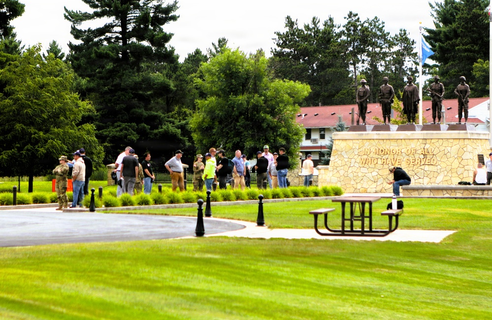 Wisconsin ESGR’s 2026 Boss Lift participants explore Fort McCoy’s military heritage at Commemorative Area
