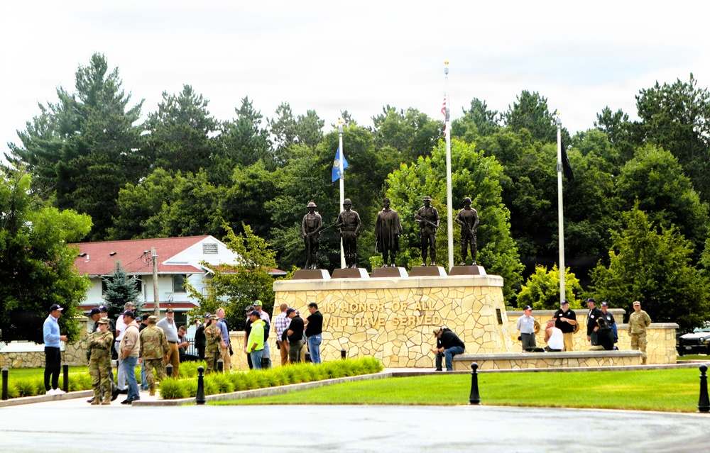Wisconsin ESGR’s 2026 Boss Lift participants explore Fort McCoy’s military heritage at Commemorative Area