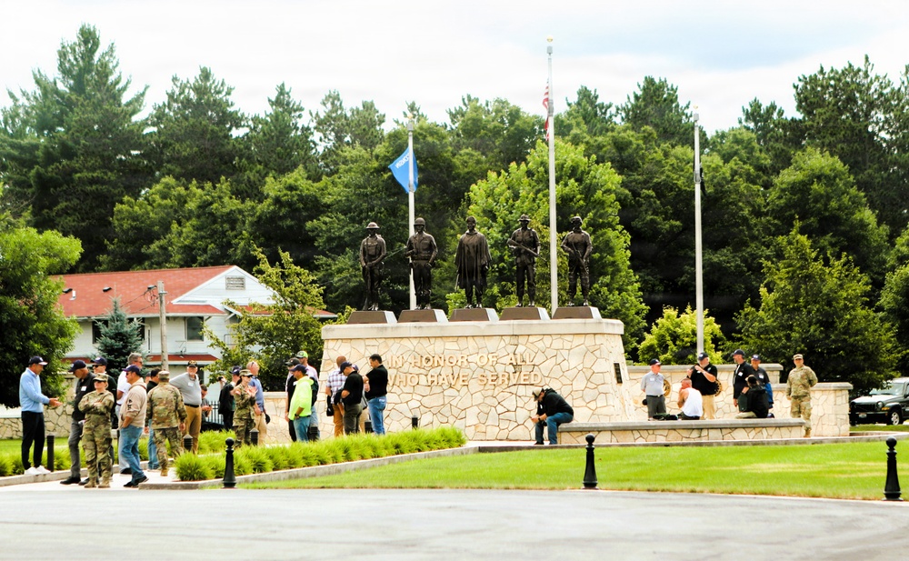 Wisconsin ESGR’s 2026 Boss Lift participants explore Fort McCoy’s military heritage at Commemorative Area