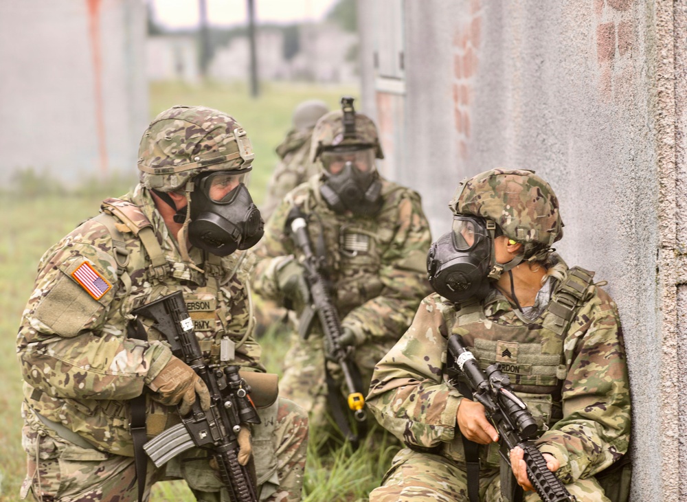 368th Engineer Battalion conducts Dismounted Instructional Lane during WAREX/RM 26