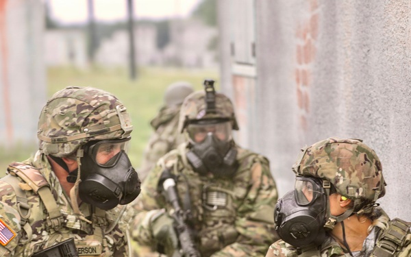 368th Engineer Battalion conducts Dismounted Instructional Lane during WAREX/RM 26