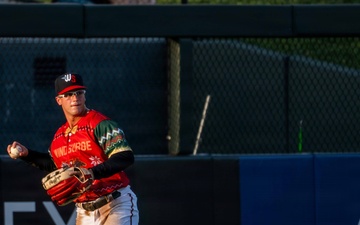 Airman in the dugout