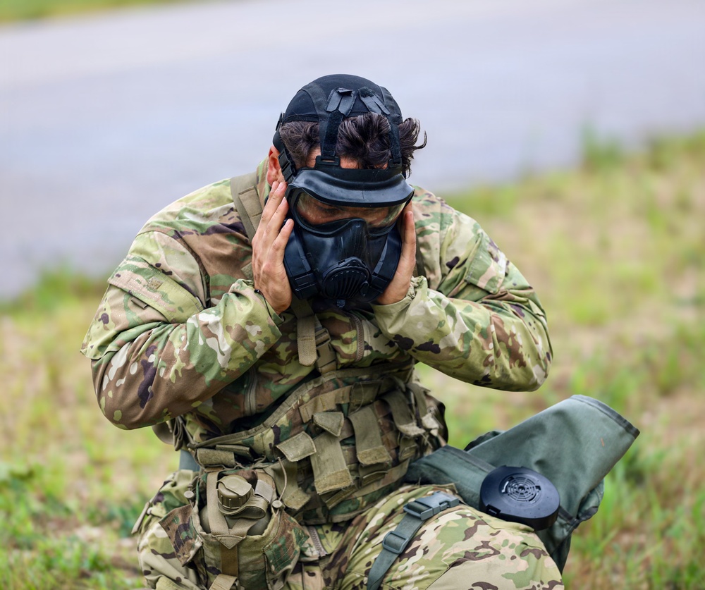 368th Engineer Battalion conducts Dismounted Instructional Lane during WAREX/RM 26