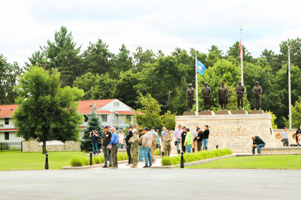 Wisconsin ESGR’s 2026 Boss Lift participants explore Fort McCoy’s military heritage at Commemorative Area