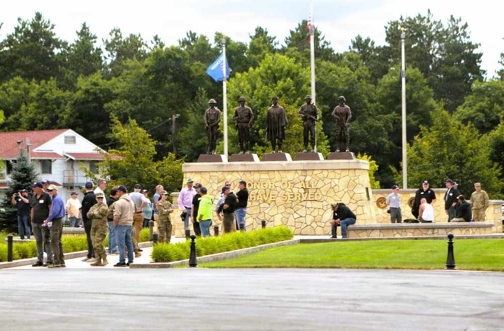 Wisconsin ESGR’s 2026 Boss Lift participants explore Fort McCoy’s military heritage at Commemorative Area