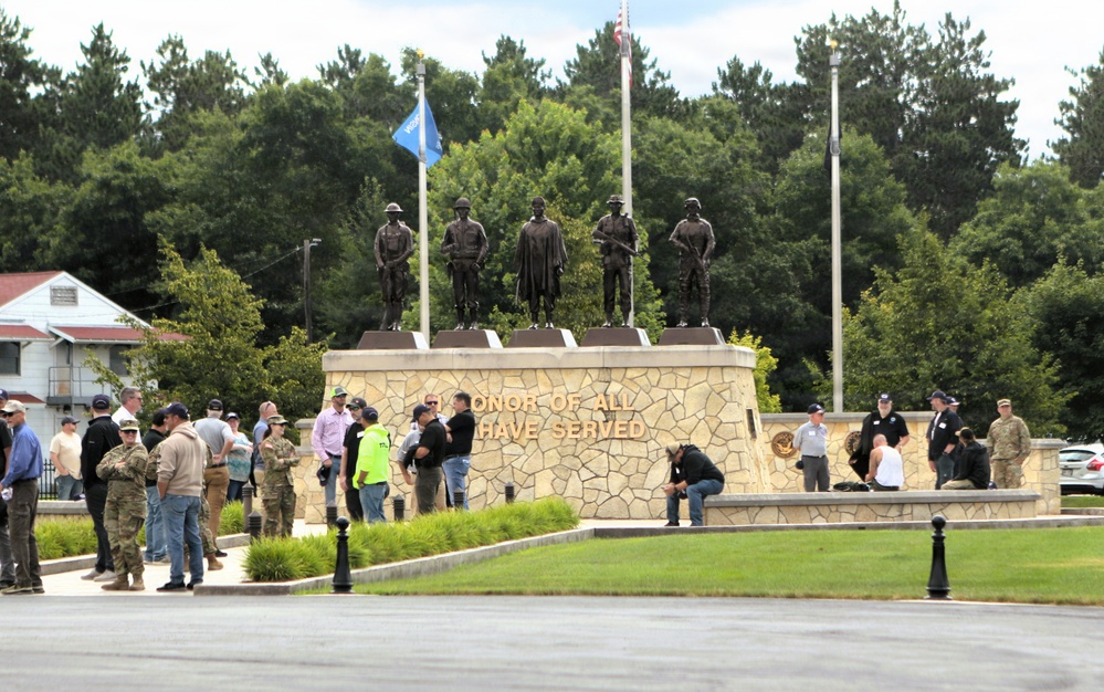 Wisconsin ESGR’s 2026 Boss Lift participants explore Fort McCoy’s military heritage at Commemorative Area