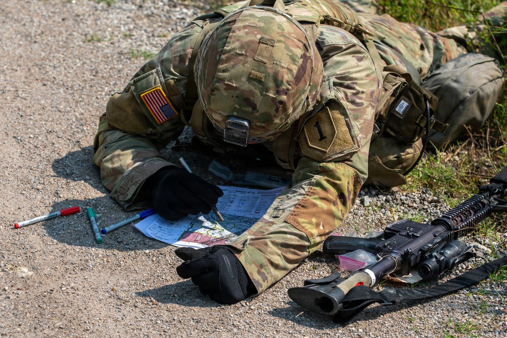 1st Infantry Division E3B Land Navigation Qualification