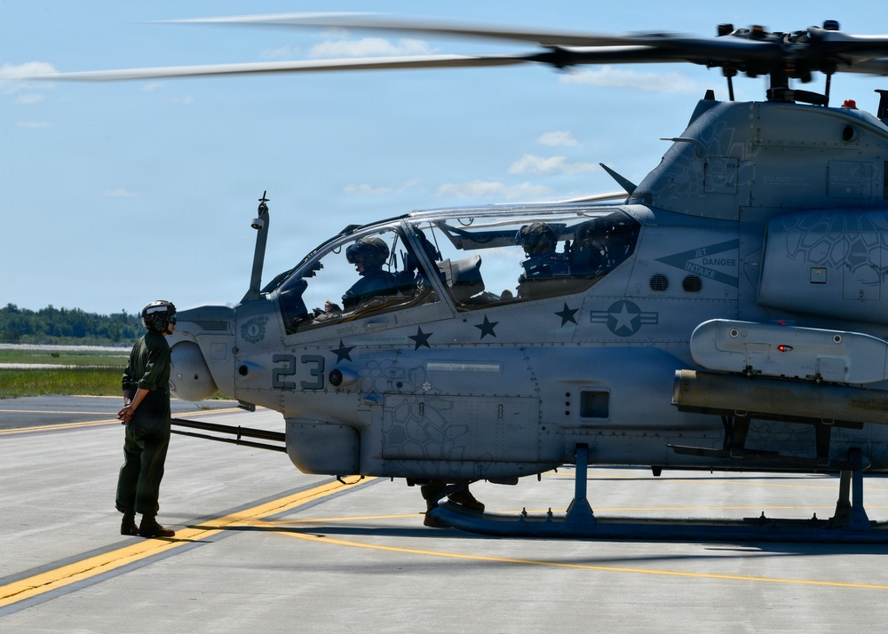 HMLA-167 operations at Northern Strike 26-2