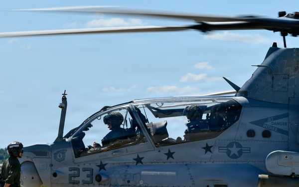 HMLA-167 operations at Northern Strike 26-2