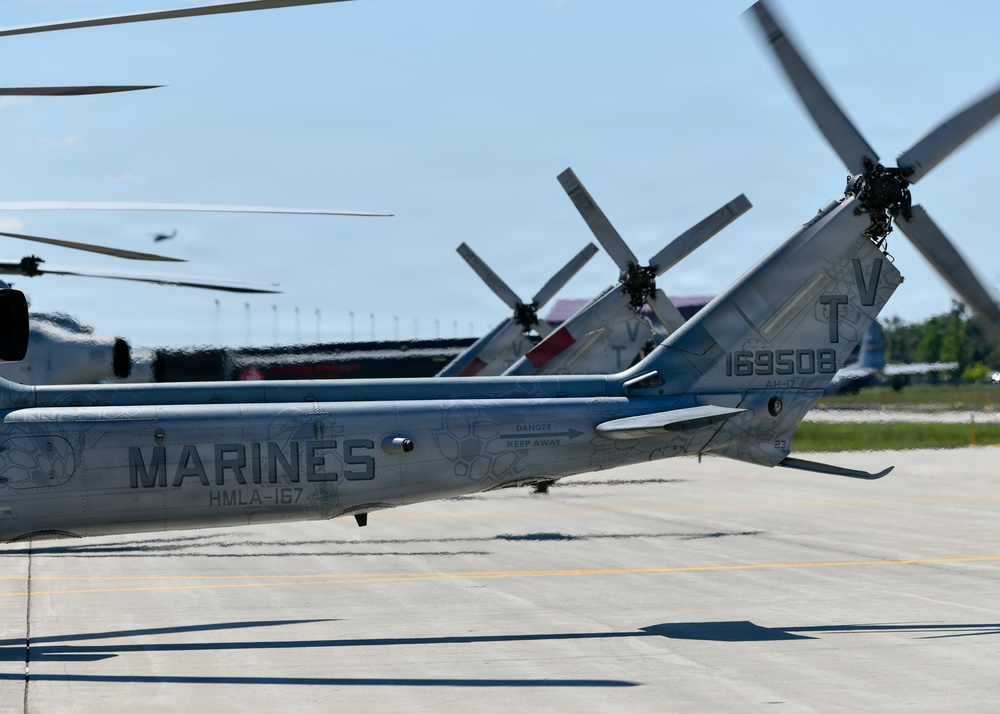 HMLA-167 operations at Northern Strike 26-2