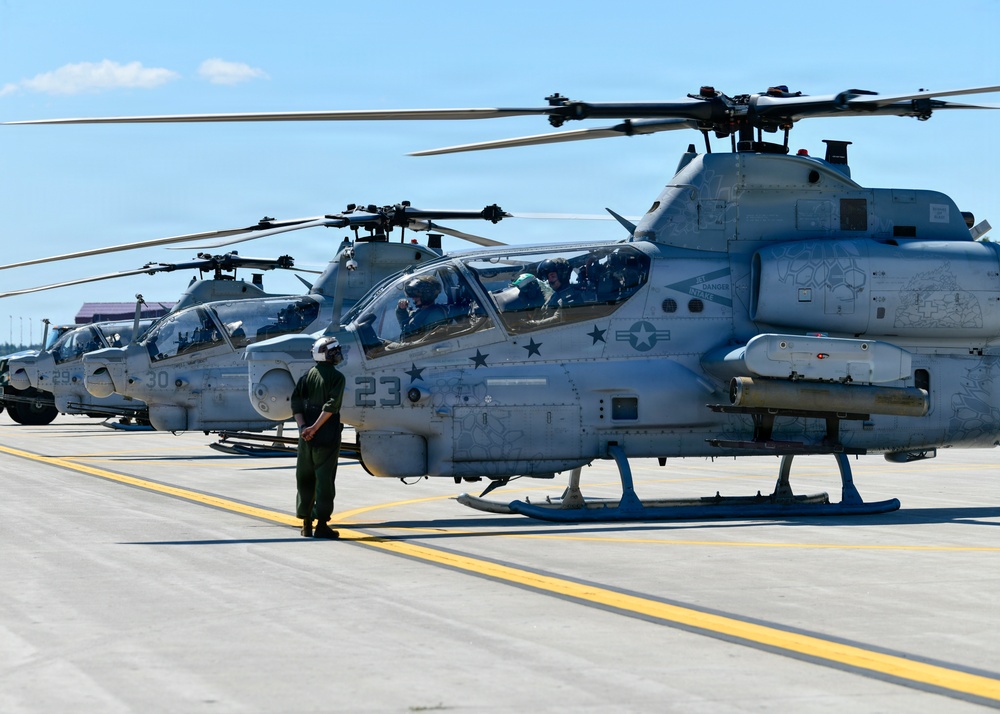 HMLA-167 operations at Northern Strike 26-2