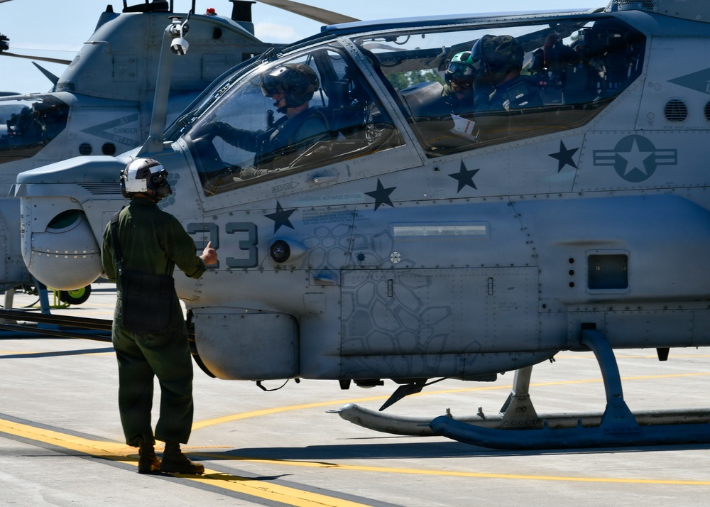 HMLA-167 operations at Northern Strike 26-2