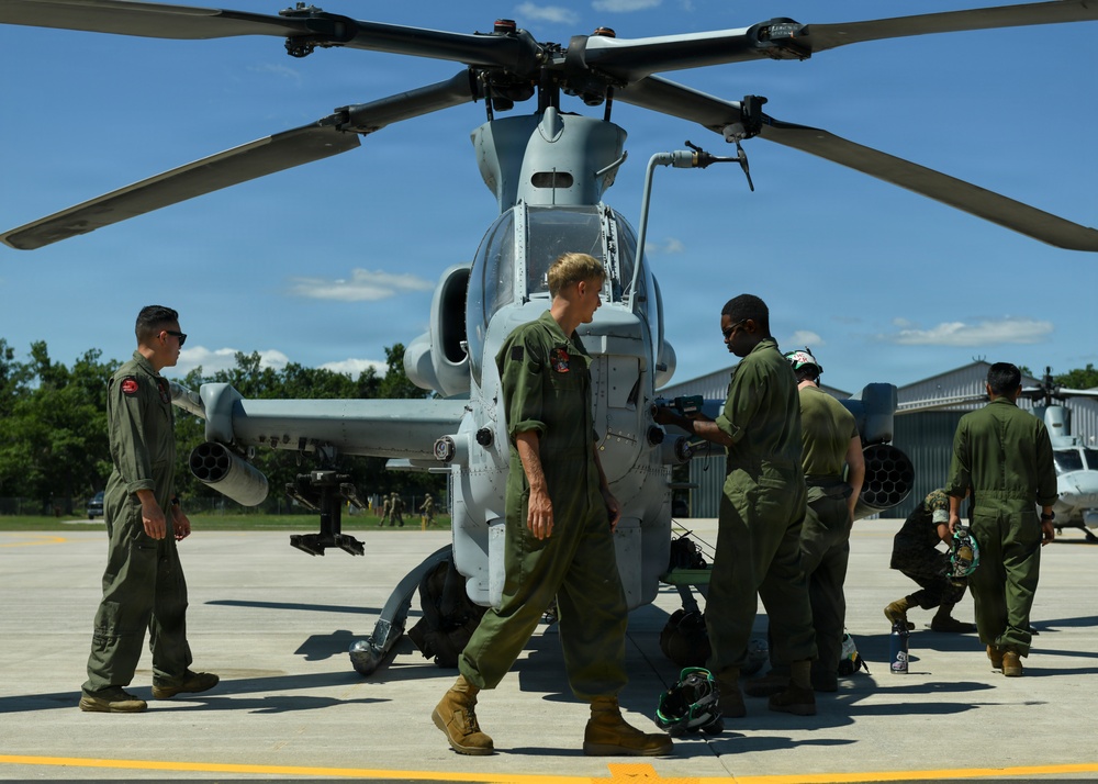 HMLA-167 operations at Northern Strike 26-2