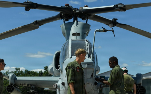 HMLA-167 operations at Northern Strike 26-2