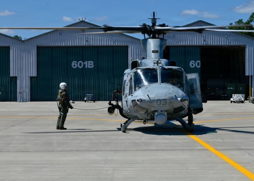HMLA-167 operations at Northern Strike 26-2